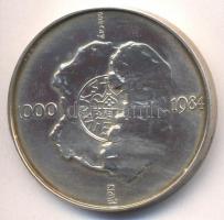 Lapis András (1942-) 1984. "MÉE Esztergom - A magyar pénzverés kezdete" Ag emlékérem (35.8...