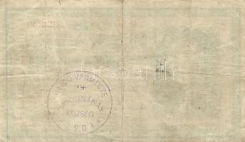 1916. 1K előoldal Deutschösterreich felülnyomással, hátlapon "Felülbélyegzés 1919 jan.16. Szent...