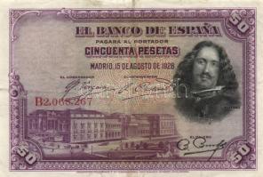 Spanyolország 1928. 25P + 50P T:III
Spain 1928. 25 Pesetas + 50 Pesetas C:F