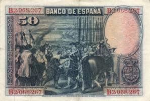 Spanyolország 1928. 25P + 50P T:III
Spain 1928. 25 Pesetas + 50 Pesetas C:F