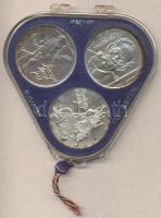 1976. 200Ft Ag 3klf db "Festők I.Derkovits, Szinyei, Munkácsi" sor T:BU Eredeti plombált MNB tokban!