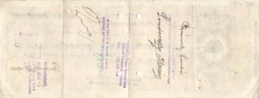 1930-as évek 8db váltó Diósgyőr keltezéssel, egyik kitöltetlen, a többi lyukasztva