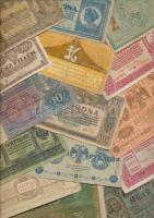 Vegyes bankjegy tétel, összesen 43db T:vegyes