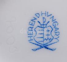 Herendi zöld leveles váza, kézzel festett, jelzett, hibátlan, m:14 cm / Herend porcelain vase