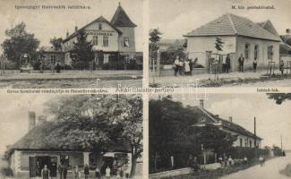 Balatonakali Grósz Sándorné vendéglője és fűszerkereskedése, igazságügyi tisztviselők üdülőháza, postahivatal, intéző lak (kis szakadás / small tear)