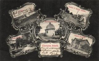 Biatorbágy - Bia Szabó J. Gyula üzlete, vasútállomás, Iharos kápolna