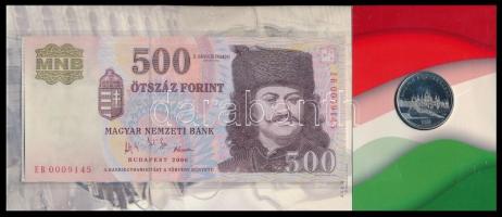 2006. 50Ft "1956-os forradalom" + 500Ft bankjegy "1956-os forradalom" díszcsomag...