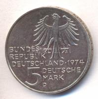 NSZK 1974D 5M Ag "Kant" T2
GFR 1974D 5 Mark "Kant" C:XF