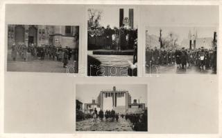 Kassa entry of the Hungarian troops; Horthy and his wife (EK)