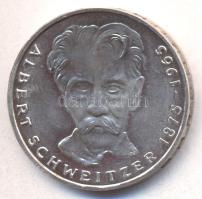 NSZK 1975G 5M Ag "Schweitzer" T:1- ph. GFR 1975G 5 Mark "Schweitzer" C:AU edge error