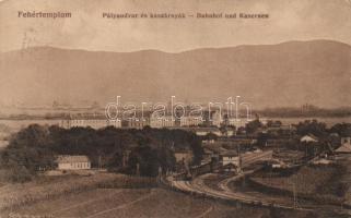 Fehértemplom railway station and barracks (wet damage)