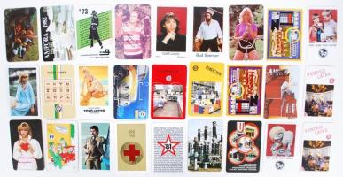 cca 1970-1980 70db kártyanaptár