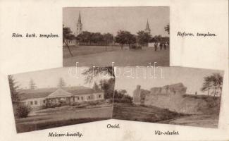 Ónod Melczer kastély, templomok, vár