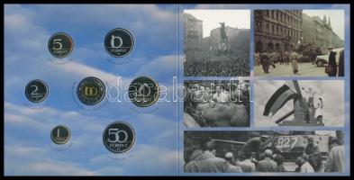 2006. 1Ft-100Ft "1956-os Forradalom" 7klf db dísztokos szettben T:PP Csak 5000db!