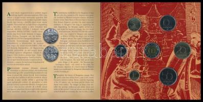 2001. 1Ft-100Ft 7klf db, szettben "Ezeréves a magyar pénzverés" T:BU