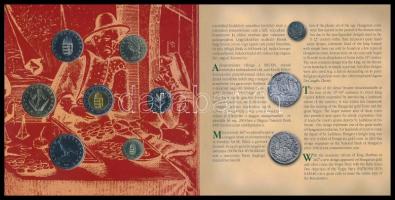 2001. 1Ft-100Ft 7klf db, szettben "Ezeréves a magyar pénzverés" T:BU