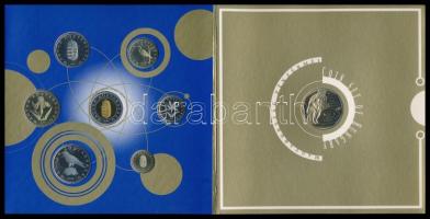 2000. "Magyarország Pénzérméi" 1Ft-100Ft 7klf db + 200Ft "Millenium", szettben T...