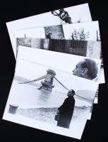 1946 Szálasit szembesítik a háború pusztításaival 5 db fotó 25x19 cm