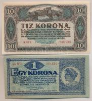 1920. 1K + 10K + 20K + 1923. 50K "Orell Füssli..." T:I,I-,II