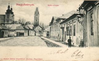 Nagybánya Rák utca, Fallenberg férfi szabó üzlete / street, shop (fl)