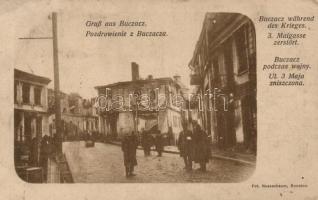 Buchach destroyed buildings in the WWI (EB)
