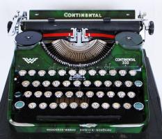 cca 1940 Wanderer-Werke Continental 350 típusú írógép eredeti dobozában magyar billentyűzettel. Javí...