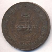 1867. "Magyar Emlék Pénz- Emlékül az 1865. évi Országgyűlés megnyitására / Éljen a Haza- Es Leb...
