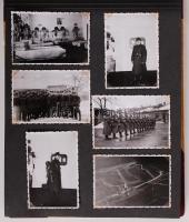 cca 1940 Fotóalbum 68 fotóval a II. világháborúból: katonaélet