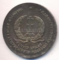 1867. "Honvéd Emlék - Az 1867. évi Honvéd Egyletek Alakításának Emlék Zálogául / Éljen a Haza és Az Alkotmány" ezüstözött Br emlékpénz (38mm) T:2