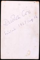 Ruttkai Éva színásznő dedikált fotója