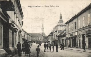 Nagyszombat Nagy Lajos utca / street, shops