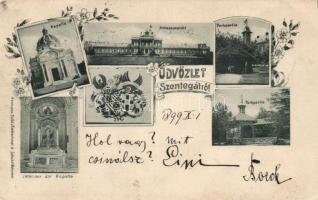 1899 Szentegát kápolna, park, Biedermann-kastély (kis szakadás / small tear)