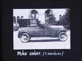 Az Autotaxi vállalat által 1913-1969 között használt gépkocsik képei albumban 24 fotómásolattal