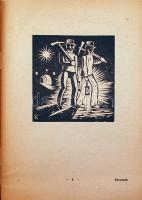 Kónya Lajos linómetszetei: Szegény emberek. Tatabánya, é.n., Bányászok Könyvnyomdája, 20,5x14,5cm