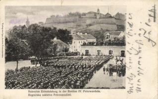 Újvidék-Pétervárad the oath of the recruits (EK)