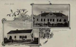 Felsőbeled; the restaurant of Samu Kloiber, the mill of Bódog Techet