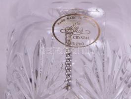 Ajka ólomkristály csengő, jelzett, eredeti dobozában, hibátlan, m:15 m / Lead crystal bell