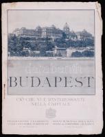 1927 Budapest. Cio che vi é d&#039;interessante nella capitale. Olasz nyelvű útikönyv sok fotóval /  Italian Budapest guide with lots of photos