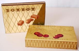 cca 1960 2db bonbonos dobozka, Magyar Édesipar