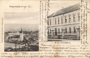 Nagyenyed Main square, public school (EB)