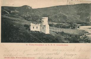Tordai-hasadék / Cheile Turzii the tourist house of the E.K.E. (cut)
