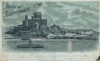 1899 Esztergom litho (levágott / cut)