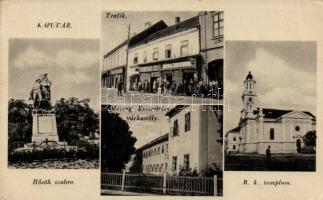 Kapuvár trafik, hősi emlékmű