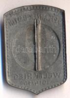 Osztrák-Magyar Monarchia 1914-1916. "Pflanzer-Baltin - Világháború" horgany sapkajelvény (...