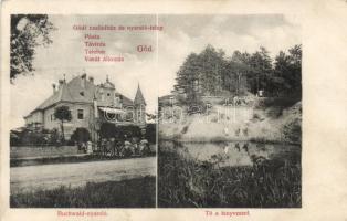 Göd Buchwald nyaraló, tó a fenyvessel