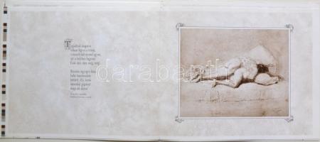 Zichy Mihály: Erato nyomdai fázisnyomaton + 4 db erotikus kép