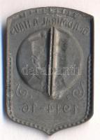 Osztrák-Magyar Monarchia 1914-1916. "Gr. Admiral A.HAUS" horgany sapkajelvény (39x26mm) tű...