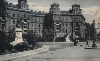 Budapest VI. Andrássy út, Körönd, Bocskay- és Zrínyi-szobrok (fl)