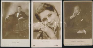26 db régi, külföldi színészlap / 26 foreign actor and actress postcards