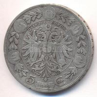 Ausztria 1900. 5K Ag T:3
Austria 1900. 5 Corona Ag C:F